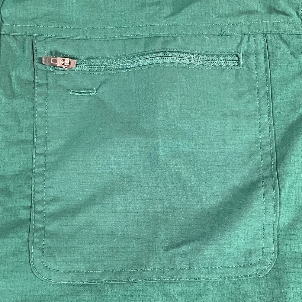L.L. Bean Vintage Button-Down Long Sleeve Fishing Hiking Shirt - Green Men’s L - Picture 4 of 13